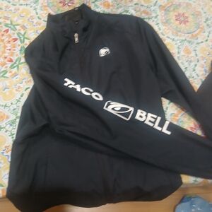Taco Bell Black Zip-Up Jacket Employee